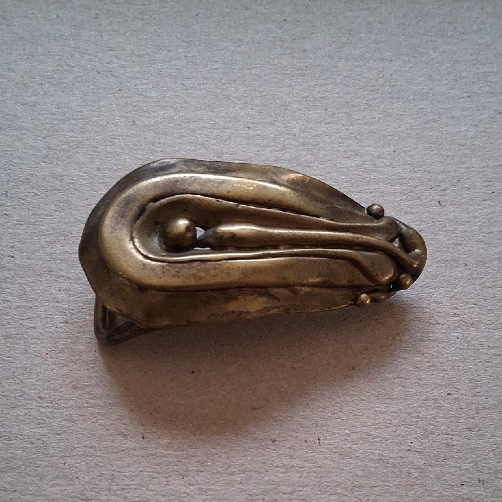 Vintage Brass Belt Buckle